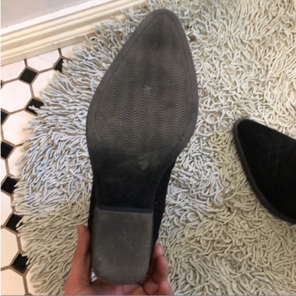 Forever 21 Pointed Toe Ankle Western Suede Boots - Picture 7 of 7